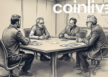 boardroom discussion ink drawing