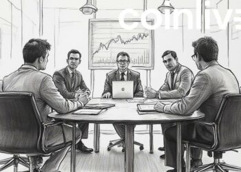 boardroom meeting ink drawing