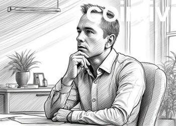 brian armstrong ink portrait