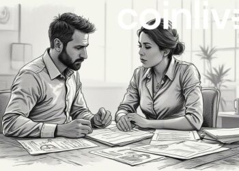 business partners ink drawing