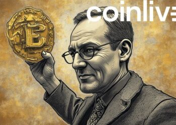 businessman bitcoin ink drawing