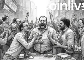 bustling crypto launch scene