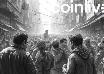bustling market ink drawing