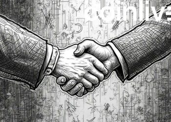 chainlink mastercard handshake drawing