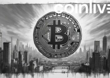 colossal bitcoin cityscape scene