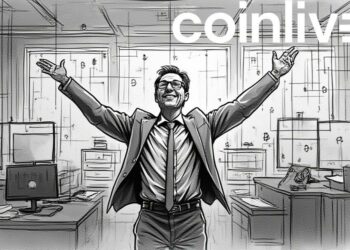 confident businessman bitcoin art