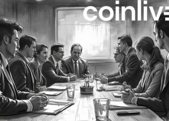 corporate meeting ink drawing