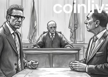 courtroom ink drawing scene