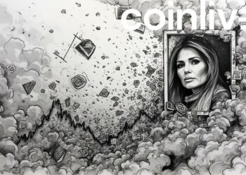 crypto crash melania ink drawing