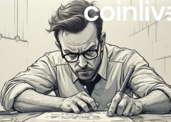 determined man office ink drawing