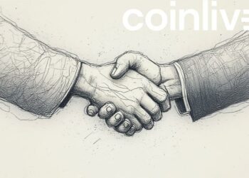 digital trade handshake ink drawing