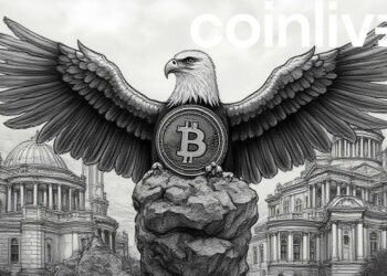 eagle holding bitcoin sketch