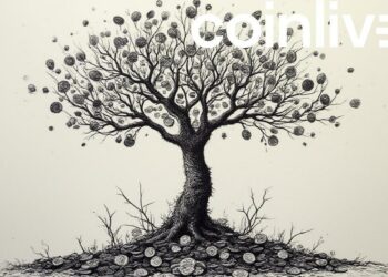 financial growth tree illustration