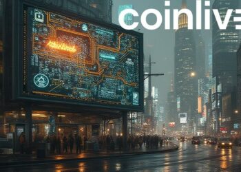 futuristic city pi network billboard