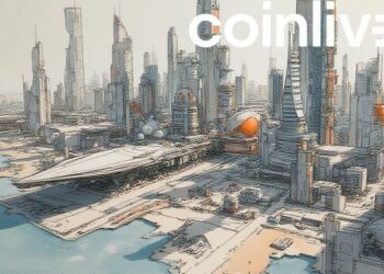 futuristic financial hub drawing