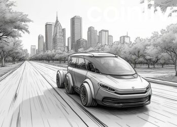 futuristic robotaxi austin skyline