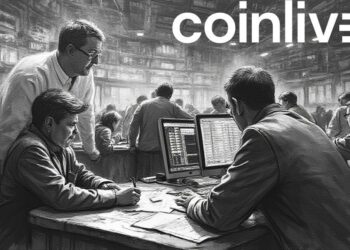 intense trading floor ink drawing