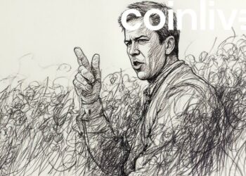 jamie dimon speech ink drawing