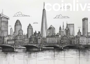 london skyline ink drawing