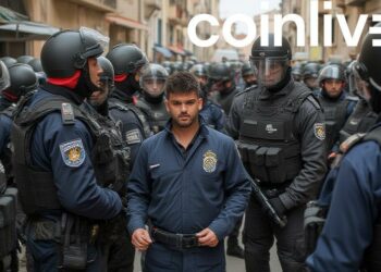 moroccan police arrest scene