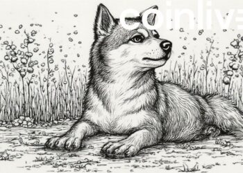 shiba inu coinbase ink drawing