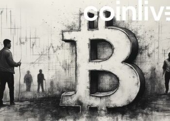 stylized bitcoin ink drawing