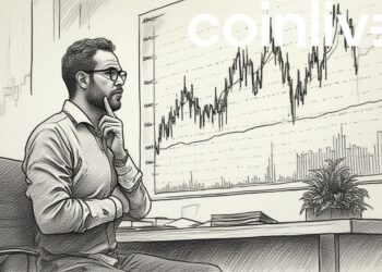 thoughtful bitcoin analyst drawing