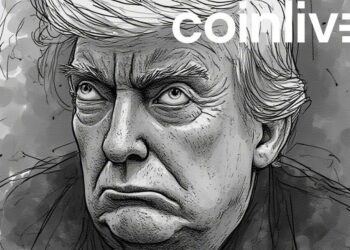 thoughtful trump ink portrait