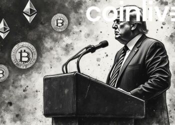 trump crypto speech illustration