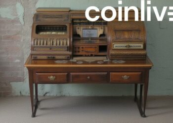 vintage financial news desk