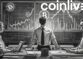 visionary businessperson bitcoin drawing