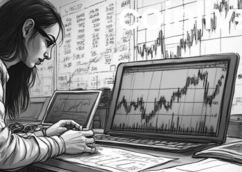 xrp market analysis ink drawing