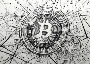 abstract crypto ink drawing