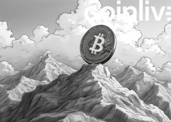 bitcoin mountain growth ink art