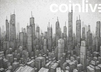 bitcoin skyscrapers ink drawing