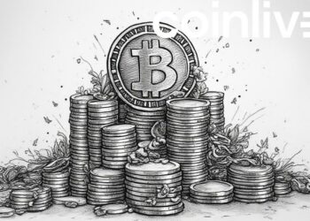 bitcoin tower ink drawing