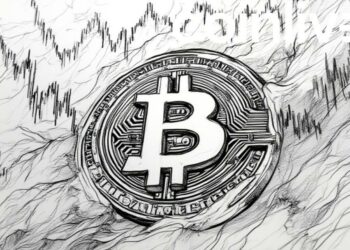 bitcoin volatility ink artwork