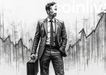 confident executive ink drawing