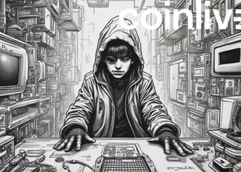 crypto punk tech ink drawing