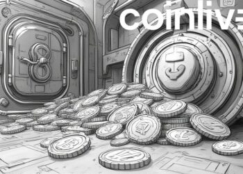 digital currency vault ink drawing