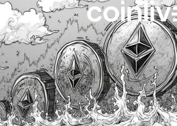 eth coins upward flow drawing