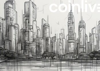 futuristic city ink drawing