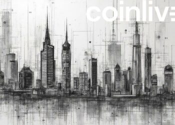 futuristic crypto skyline art