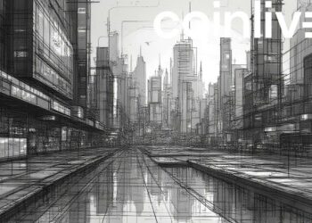 futuristic ethereum cityscape