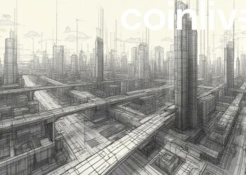 futuristic web3 cityscape art