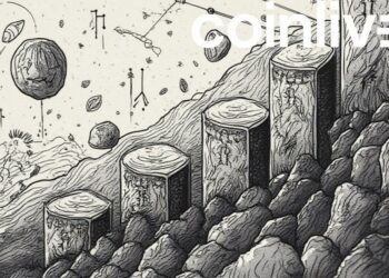 litecoin growth 2025 ink drawing