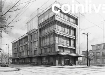 modern bank ink drawing