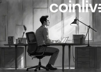 reflective businessperson ink drawing