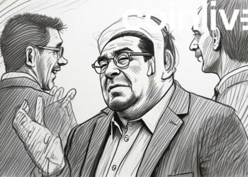 ricardo salinas pliego ink portrait