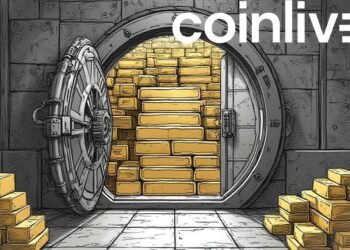 secure vault ink drawing gold